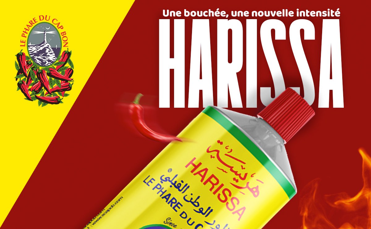 un tube du Harissa Tunisienne le phare du cap bon