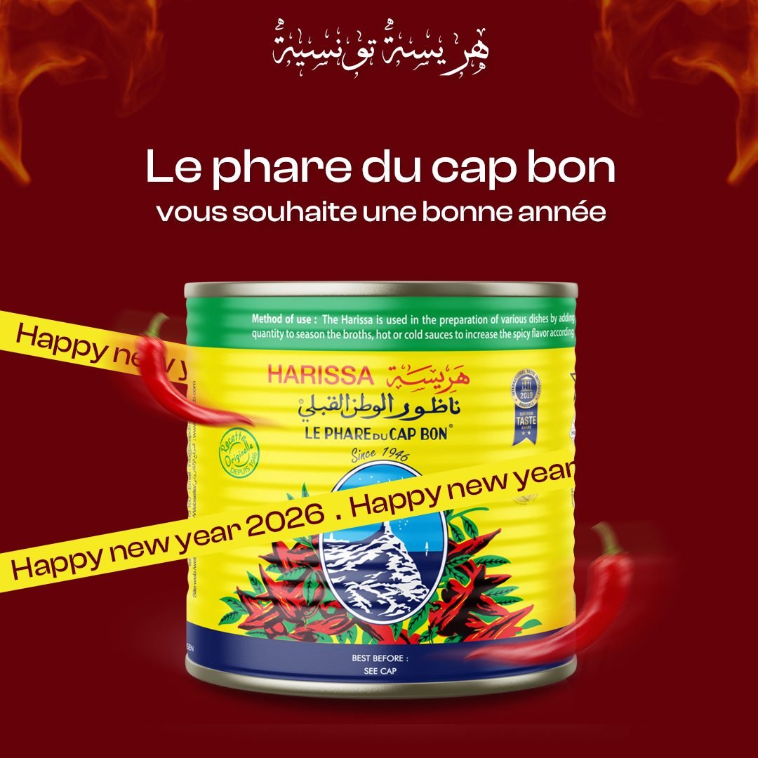 creative d'une boite de harissa le phare du cap bon